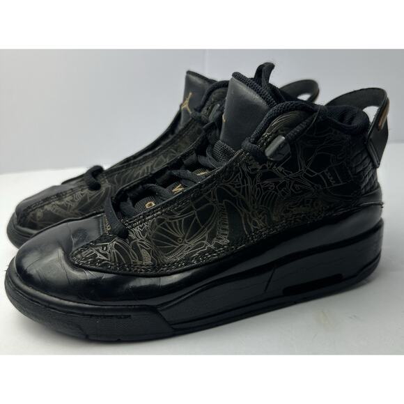 2005 Air Jordan DUB-ZERO, BLACK TAUPE BROWN LASER 311047-001 3.5Y - Picture 1 of 7